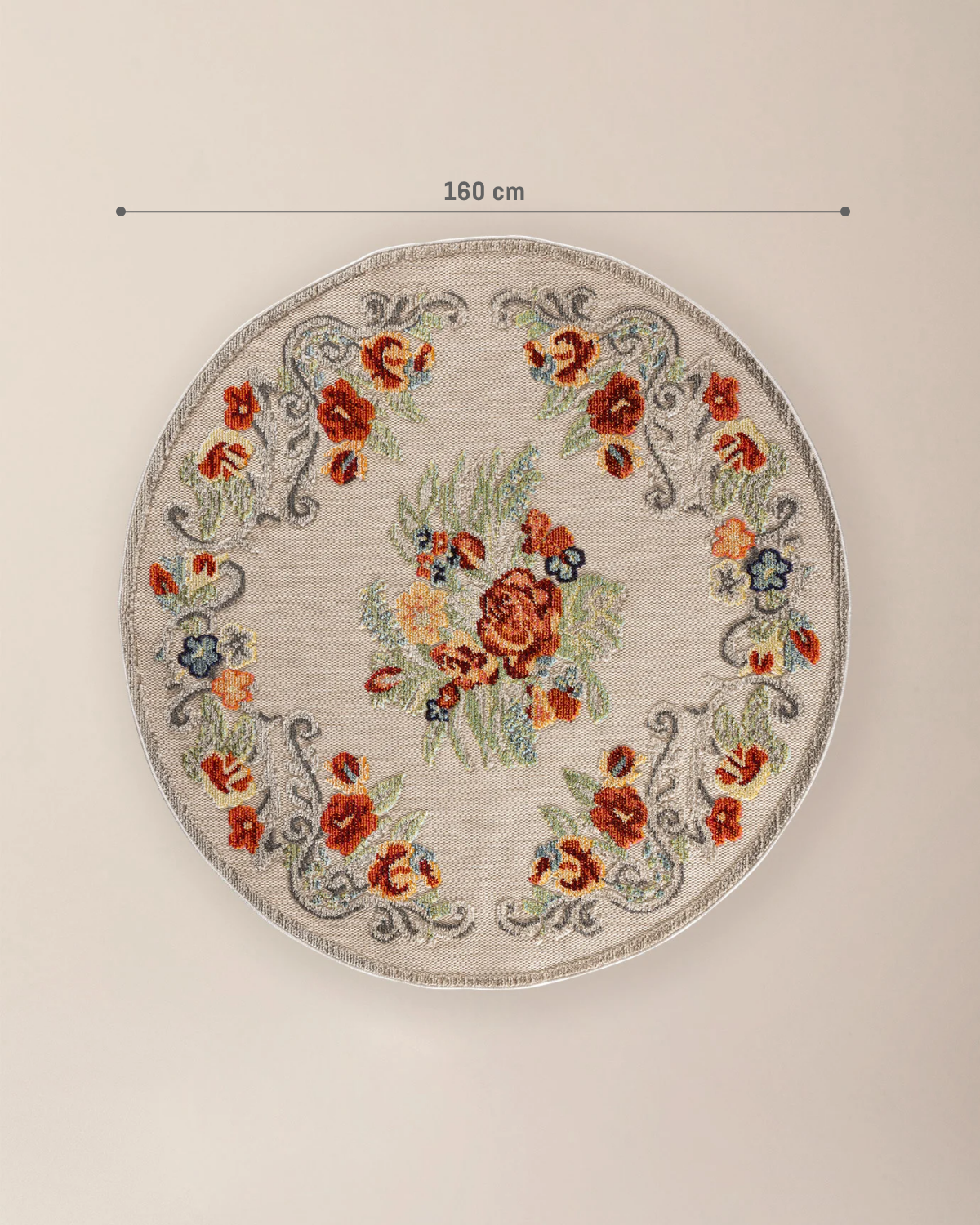 Loubressac Round Carpet - Madame Coco JO