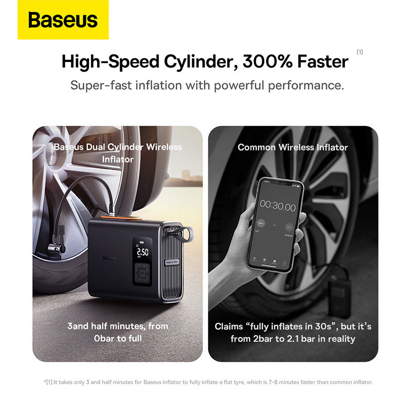 Baseus Mega EnergyPump Series Dual Cylinder Wireless Inflator