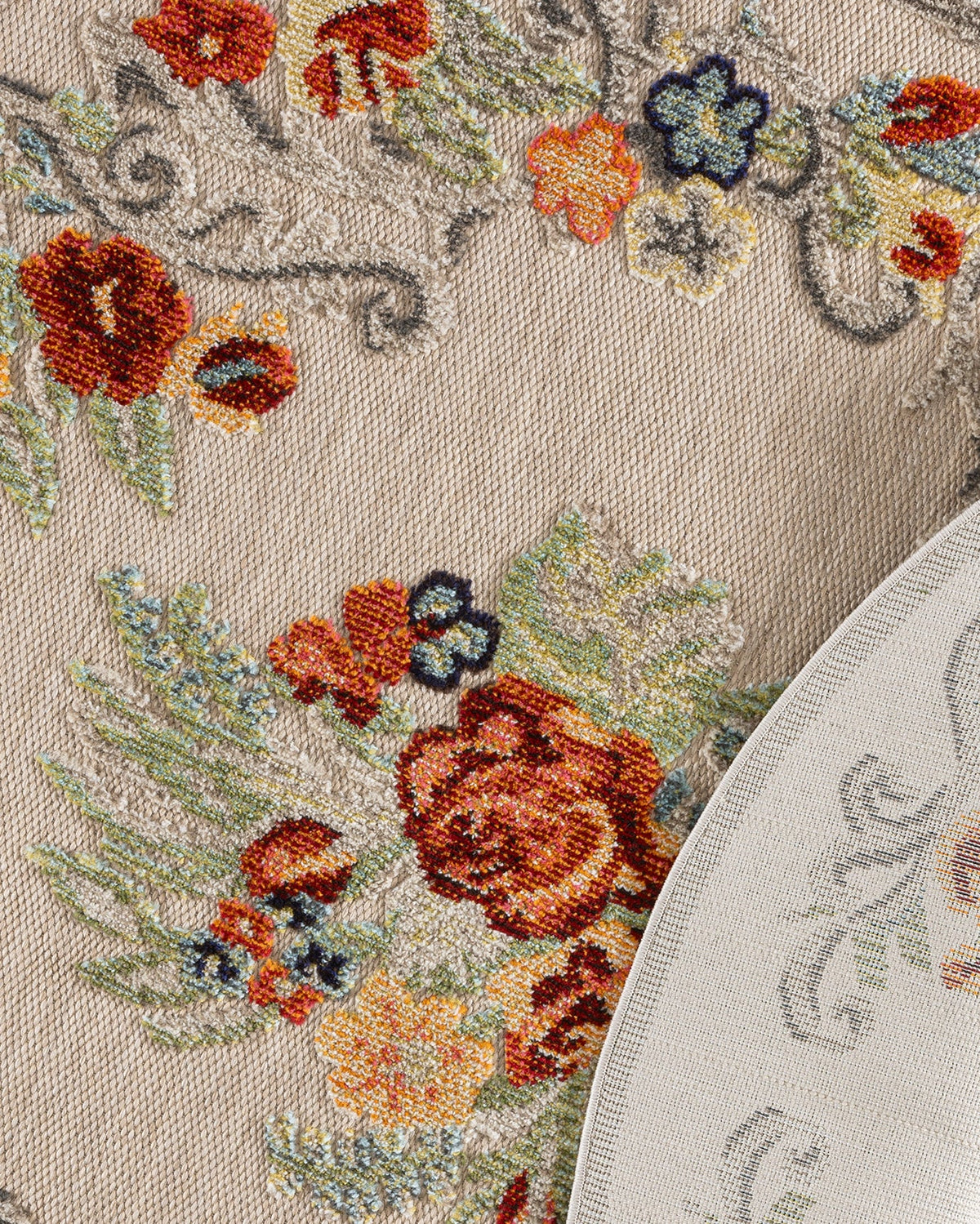 Loubressac Round Carpet - Madame Coco JO