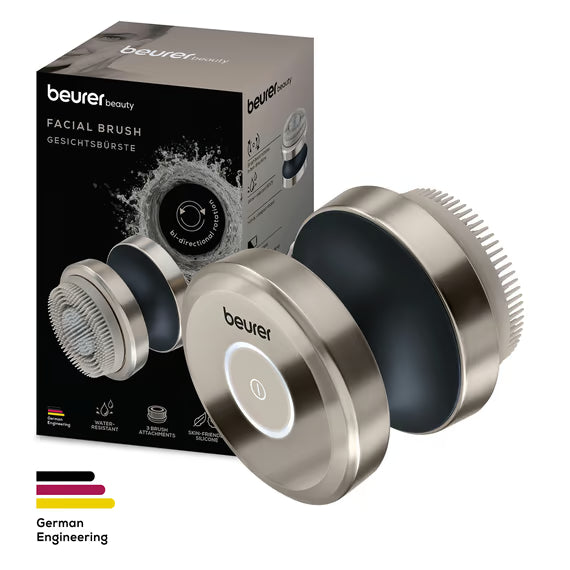 Beurer  Facial Cleansing Brush - Waterproof Dual Rotating Brush