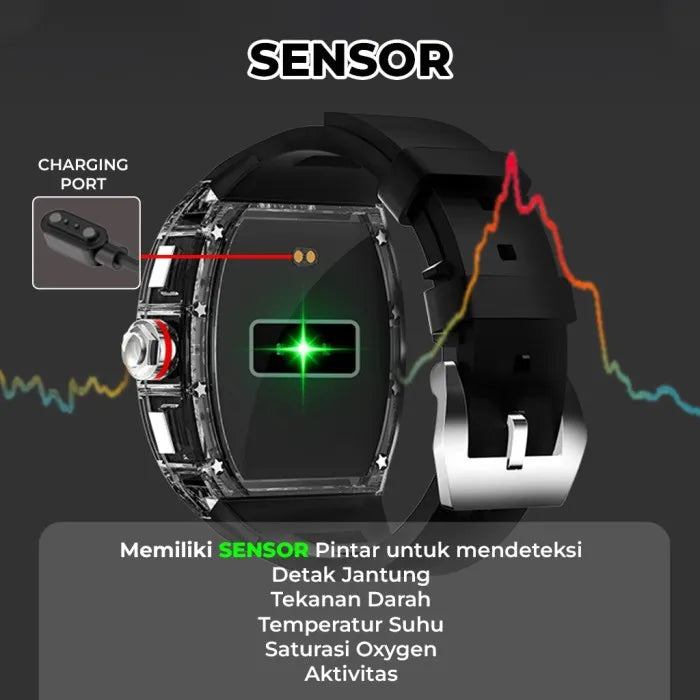 LENYES Smart Watch - Scratch-Resistant & IP68 Waterproof