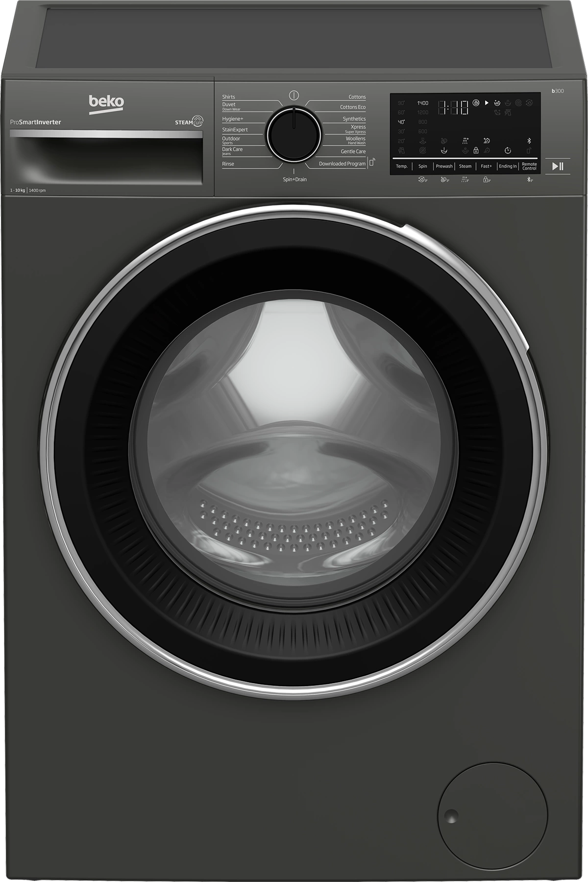 Beko 10 kg Washing Machine Gray 1400 RPM Inverter A+++