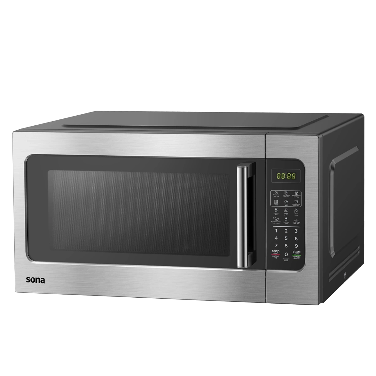 Sona Microwave Oven 65L 11 Power Levels 1200W Black - EM65LBK