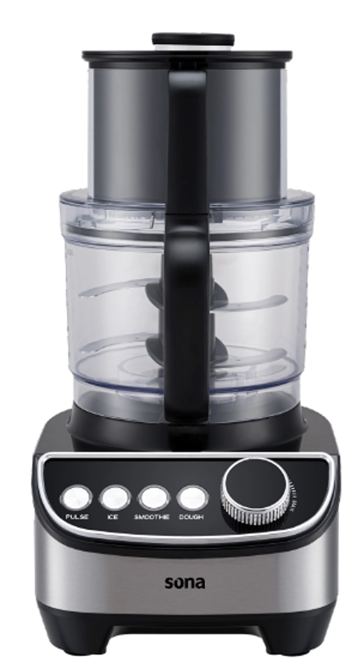 Sona Food Processor 1300W With 4 Programs and 11 Functions Stainless Steel Blades