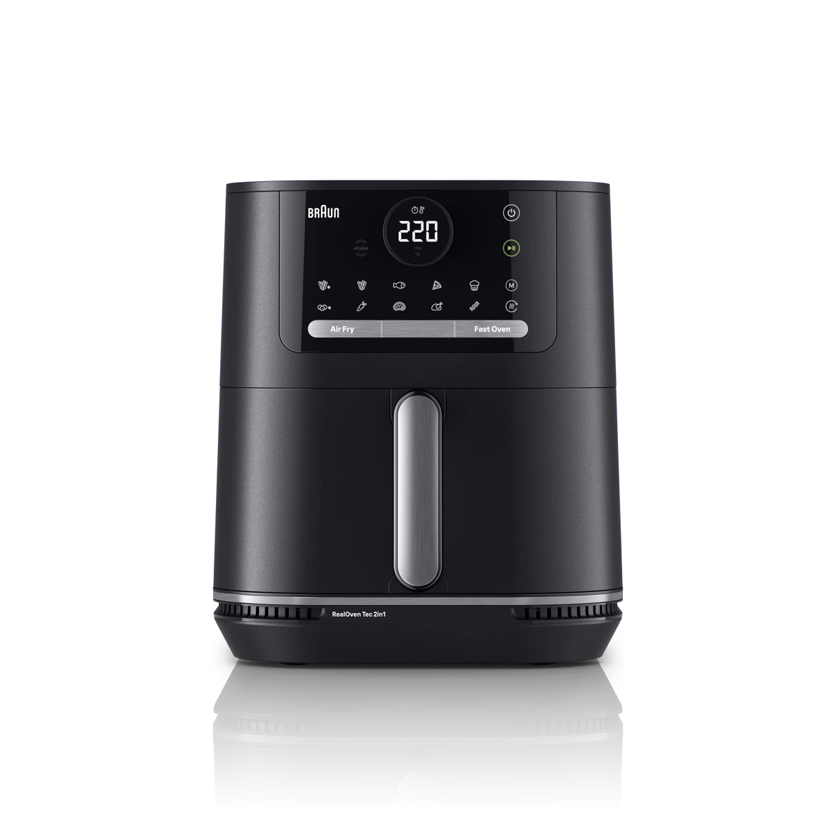 Braun MultiFry 5 Air Fryer & Bake 6L 2000W 15 Programs RealAir Technology – Black (HF5050IBK)