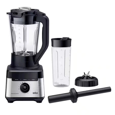 Braun PowerBlend 7 Blender 1400W 2L Glass 10 Speeds & Pulse iTextureControl – Black (JB7551BK)