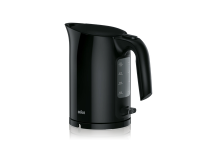 Braun PurEase Electric Kettle 2200W 1.7L Rapid Boil – Black (WK3100BK)
