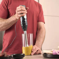 Braun MultiQuick 5 Pro Hand Blender 1000W 25 Speeds & Turbo PowerBell V Plus with Accessories Set – Black (MQ55254MBK)