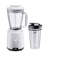 Braun PowerBlend 1 Jug Blender 600W 1.5L 2 Speeds & Pulse TriAction Technology – White (JB1000)