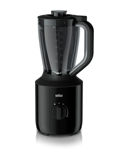 Braun Jug Blender 800W 2L Glass Multi-Speed & Pulse TriAction Technology – Black (JB3100BK)