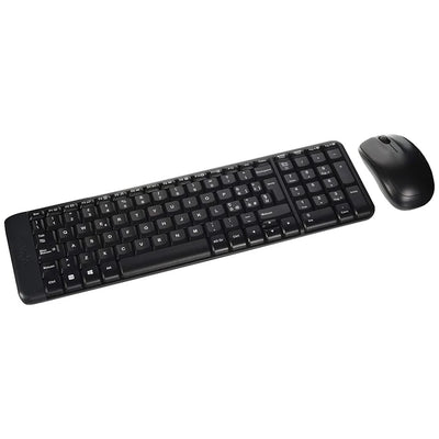 مجموعة لوحة مفاتيح وفأرة لاسلكيتين Logitech MK220 – 920-003160