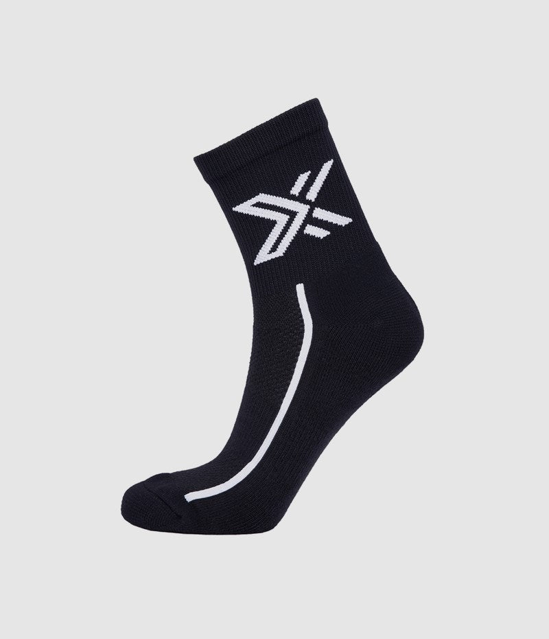 FIT LOW Socks Black/White – Comfortable Everyday Wear