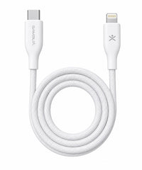 جامبليكس Prime كابل شحن سريع USB-C إلى Lightning بقدرة 27 واط – أبيض