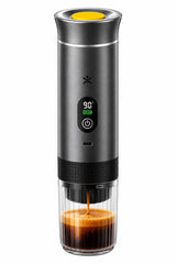 GAMBLIX Kivo Portable Electric Coffee Grinder with Digital Battery Indicator – Black