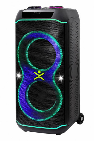 GAMBLIX Boomix GBSP-02 Outdoor Wireless Speaker, 4500mAh, RGB Lighting – Black