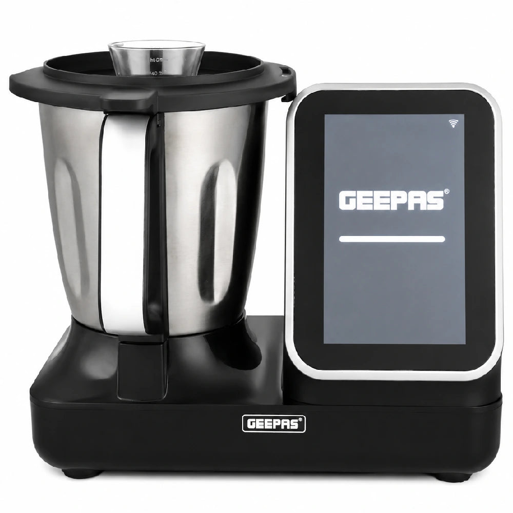 Geepas Smart Multi-Cooker, 8" Touchscreen, 12 Functions, Cloud Recipes, GSMC35059