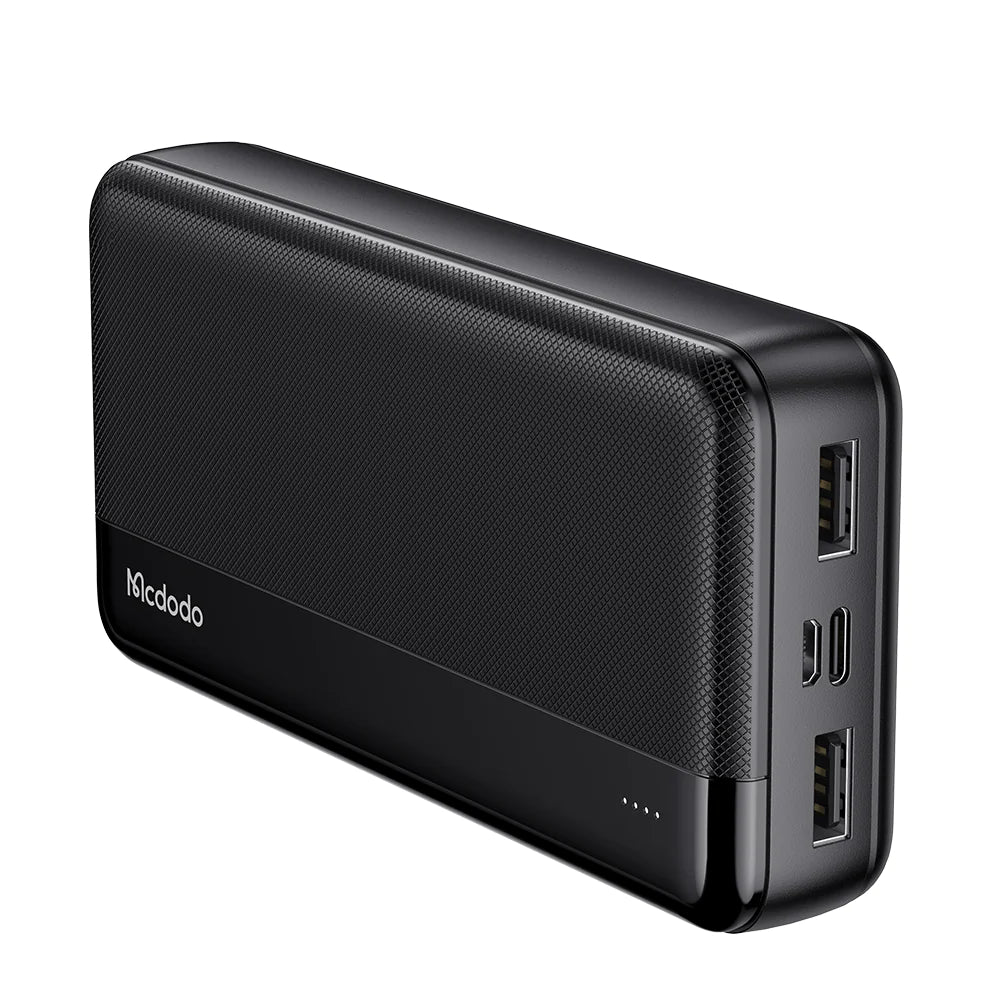 Mcdodo 20000mAh Dual USB Port Powerbank Mig Series - Black