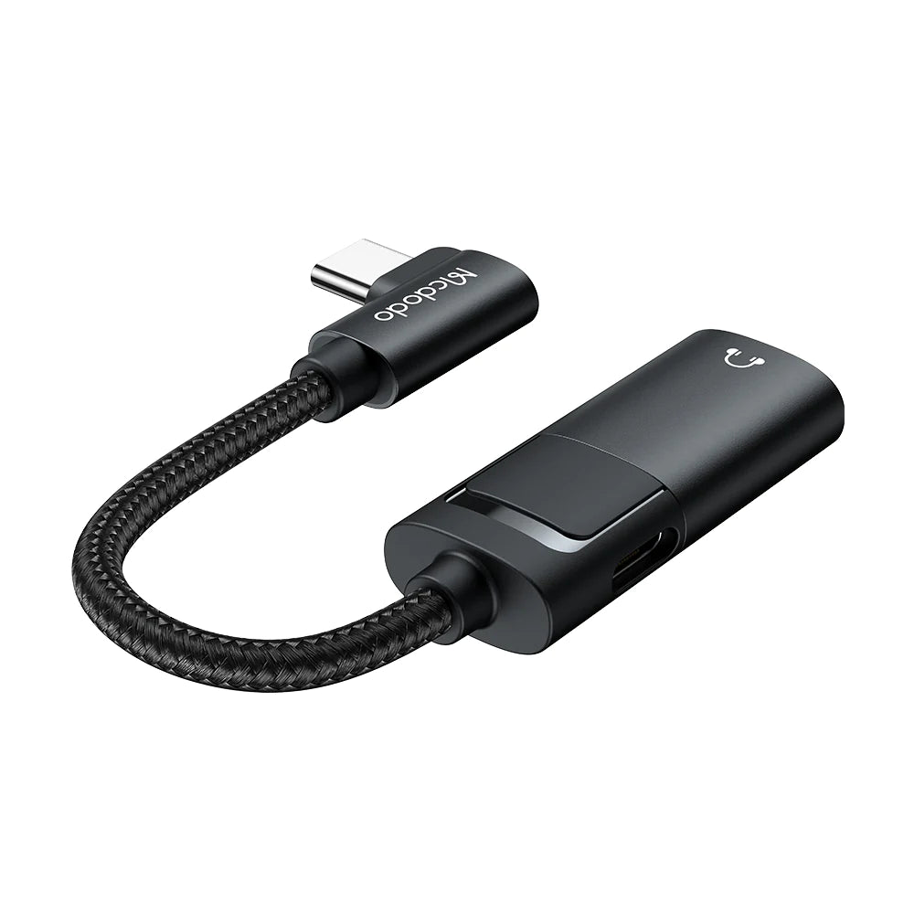 Mcdodo 27W PD Cable USB Type C to Type C & AUX - Black