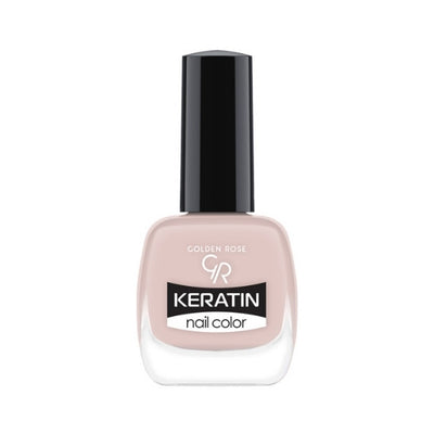 Golden Rose Keratin Nail Color 10 – Elegant & Strengthening Polish