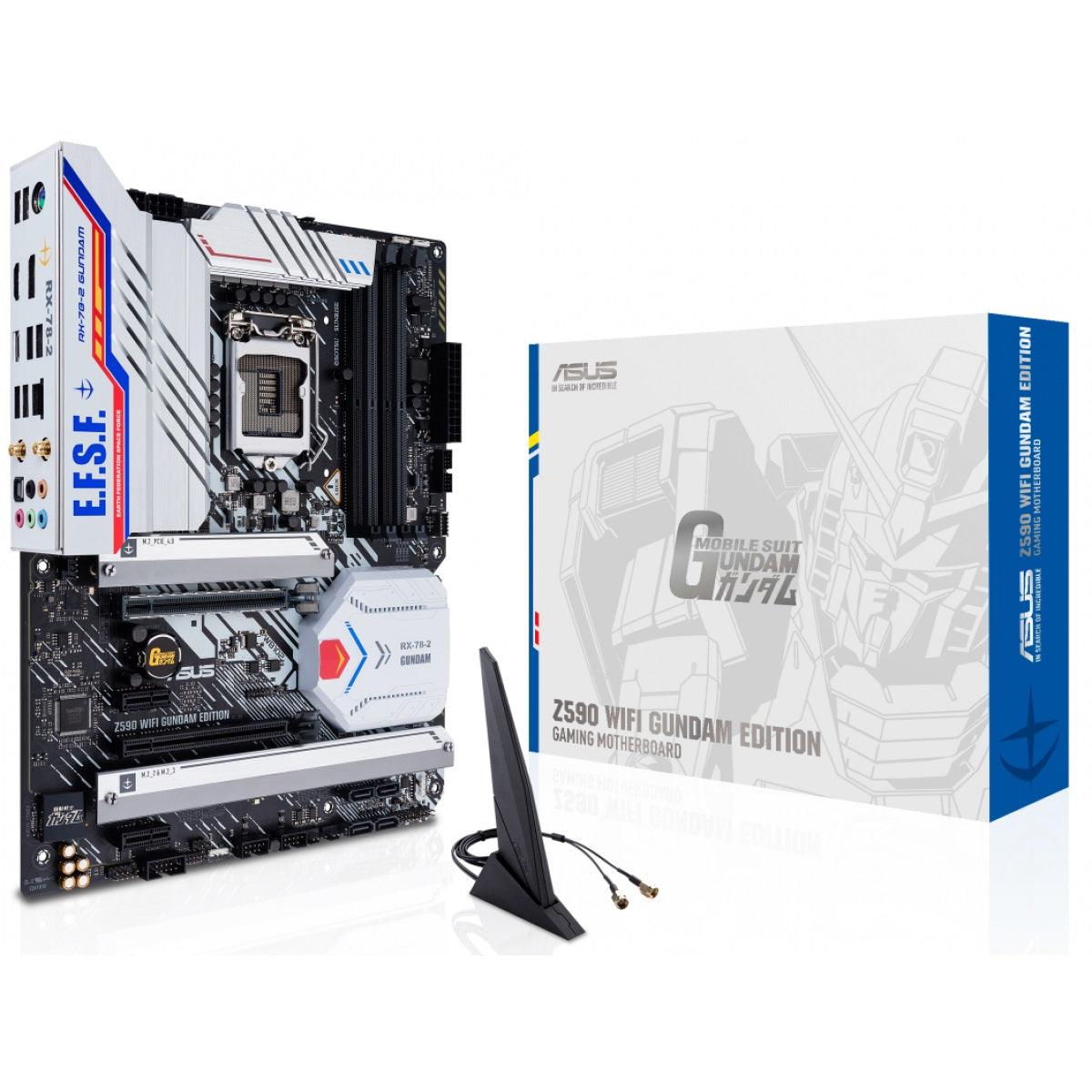 ASUS Z590 GUNDAM EDITION WiFi 6, (LGA 1200) ATX Gaming Motherboard, PCIe® 4.0, 3 X M.2 , USB 3.2 Gen 2x2 Type-C