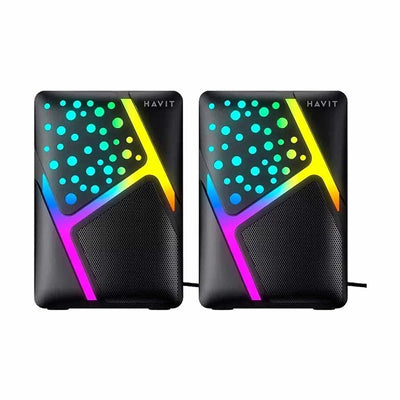 Havit HV-SK763 2.0 RGB USB Speakers – Clear Stereo Sound
