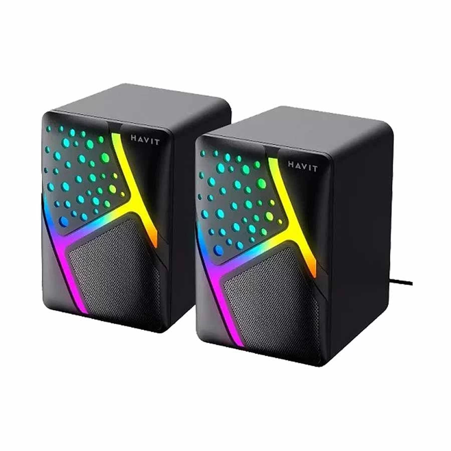 Havit HV-SK763 2.0 RGB USB Speakers – Clear Stereo Sound