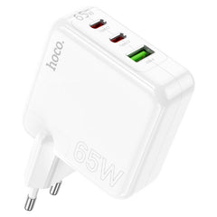 HOCO C115A Header Three-Port PD65W + QC3.0 Wall Charger 2C+1A (EU)