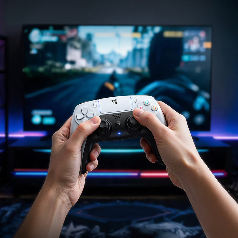 HOCO GA1 Phoenix PS4 Wireless Game Controller – White