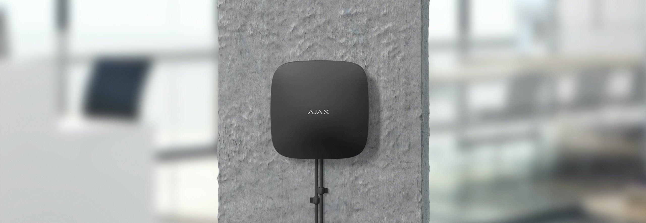 Ajax HUB2 Security system control panel with support for photo verification Black