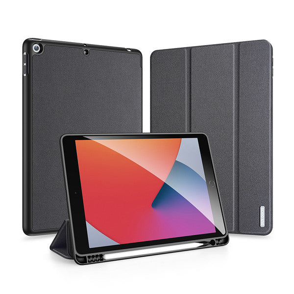 DUXDUCISO Domo Series Tablet Leather Case for iPad 7/8/9 10.2 Smart