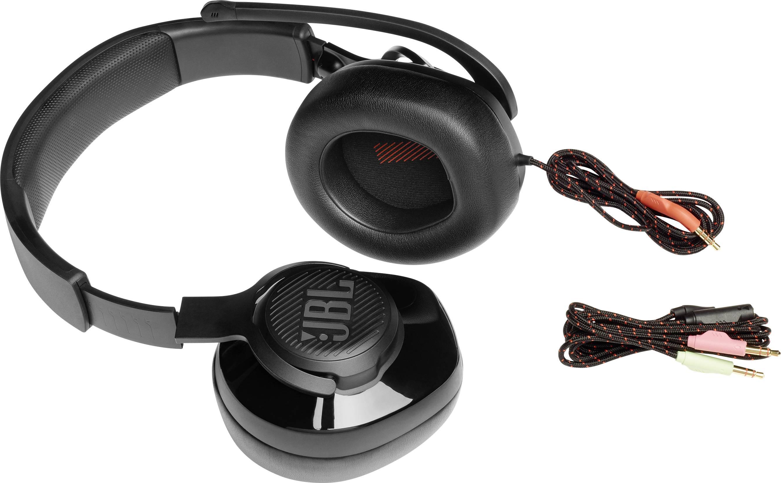 JBL Quantum 200 Wired Over-Ear Gaming Headset -Black