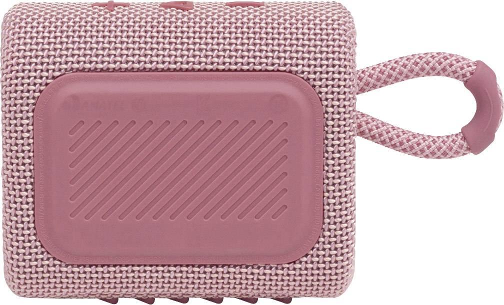 JBL GO 3 Portable Waterproof Wireless Speaker - Pink