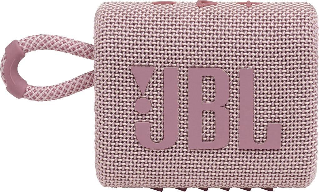 JBL GO 3 Portable Waterproof Wireless Speaker - Pink