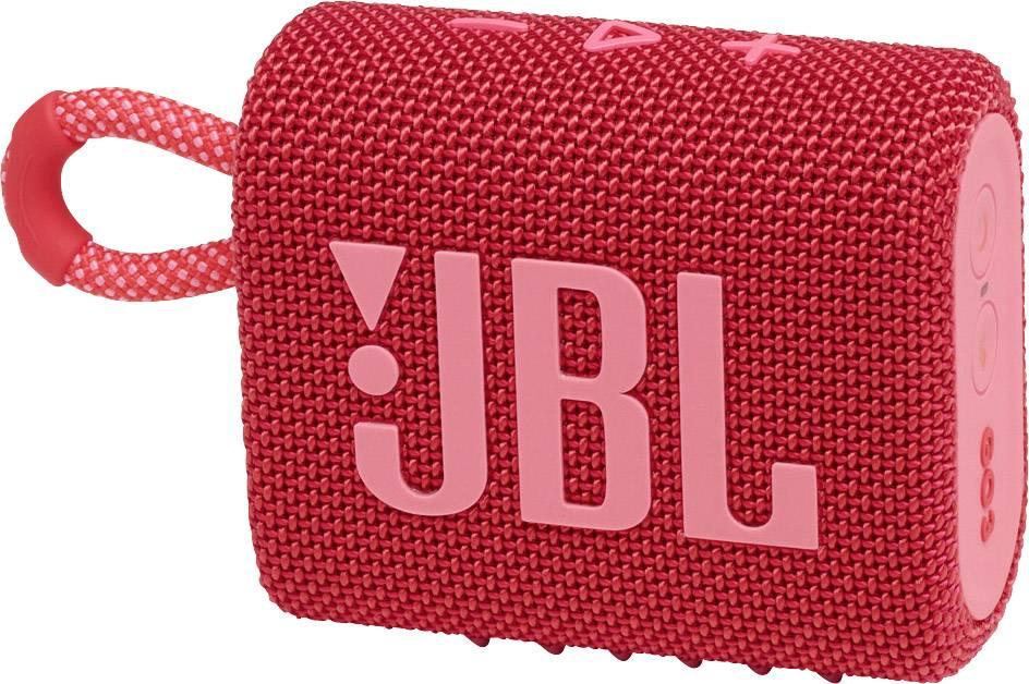 JBL GO 3 Portable Waterproof Wireless Speaker - Red