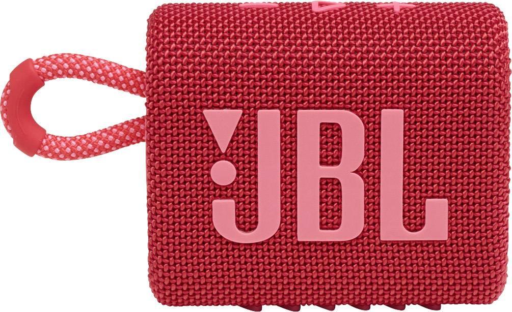 JBL GO 3 Portable Waterproof Wireless Speaker - Red