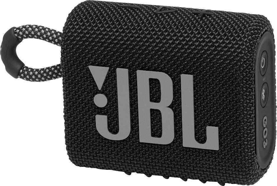 JBL GO 3 Portable Waterproof Wireless Speaker - Black