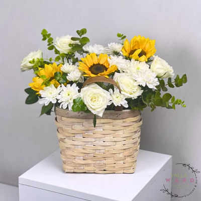 Flowers Baskets Sunny Smiles