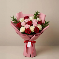 Mixed Color Rose Bouquet