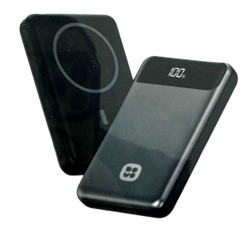 DOMO ANDREA 10000mAh 15W MagSafe Wireless Charging Power Bank Grey
