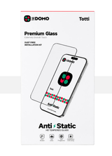 DOMO Totti Anti-Static HD Tempered Glass Screen Protector - Clear