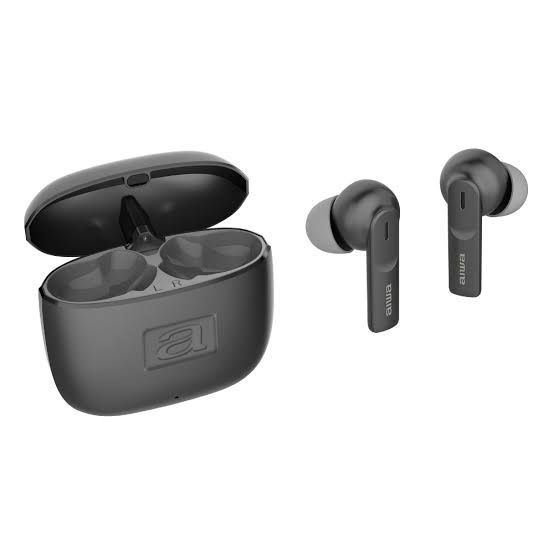 Aiwa EBTW-200 True Wireless Earbuds – ENC, Bluetooth 5.3, 10mm Drivers, Satin Metal Case, USB-C