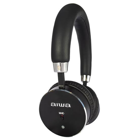Aiwa HSTBTN-800 Wireless ANC Headphones – 40mm Drivers, 18H Battery, Wired/Wireless, Bluetooth, Black