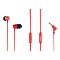 Aiwa ESTM-30 Wired In-Ear Headphones – 10mm Driver, Metal Housing, Mic & Remote, 3.5mm