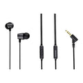 Aiwa ESTM-30 Wired In-Ear Headphones – 10mm Driver, Metal Housing, Mic & Remote, 3.5mm