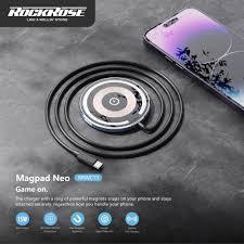 RockRose MagPad Neo 15W MagSafe Wireless Charger - Black