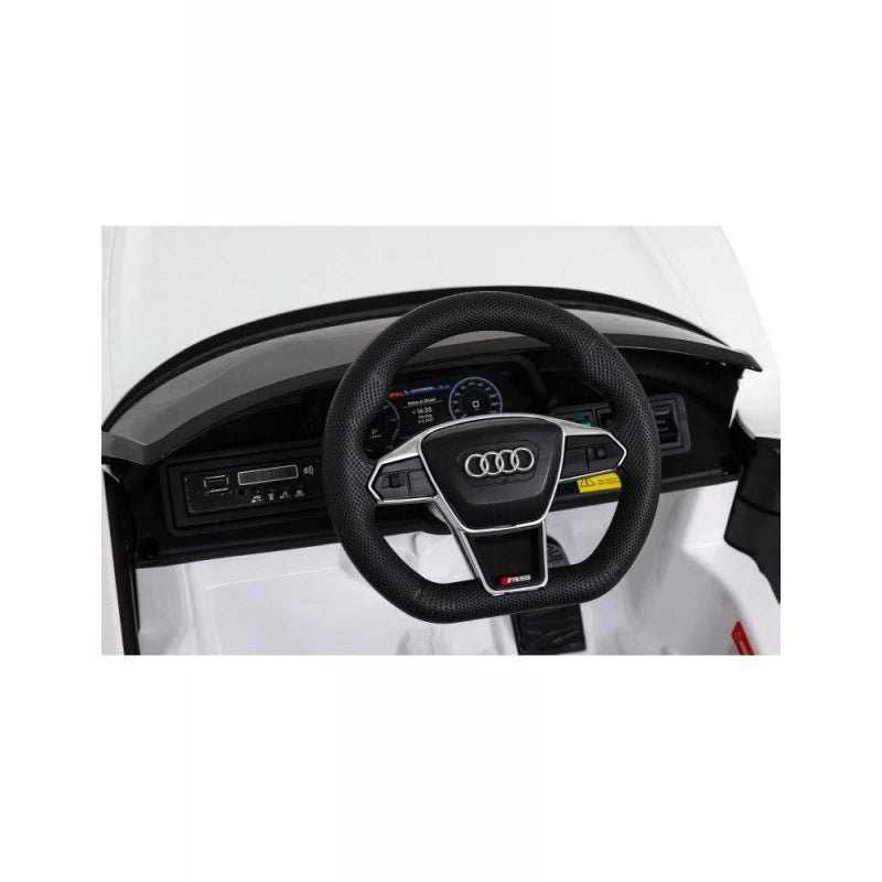 Audi RS E-Tron GT Kids Ride-On Car – 12V Electric White