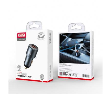 XO CC47 PD65W+USB35W Shared 100W Metal High Power Car Charger