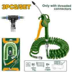 JADEVER Plastic Air Blow Gun Set with PU Hose - JDGA6434