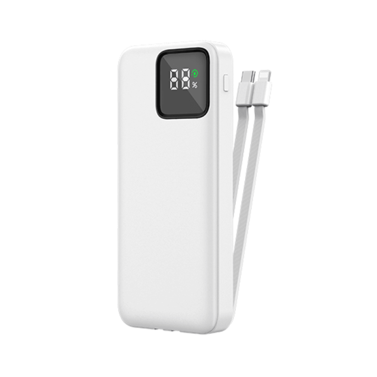 Wiwu Led Display 22.5w 10000mah Power Bank with Built-in Cable