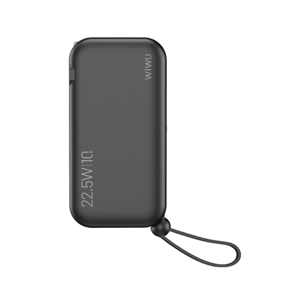 Wiwu 3 in 1 Wall Charger 10000mAh Power Bank - Black